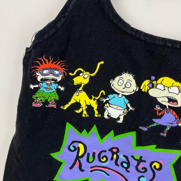 Vintage Nickelodeon Rugrats Tank Top Black USA - Picture 2 of 7